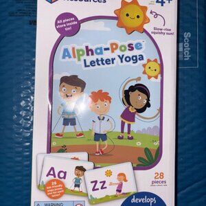 Educational Insights Alpha-Pose Letter Yoga Set